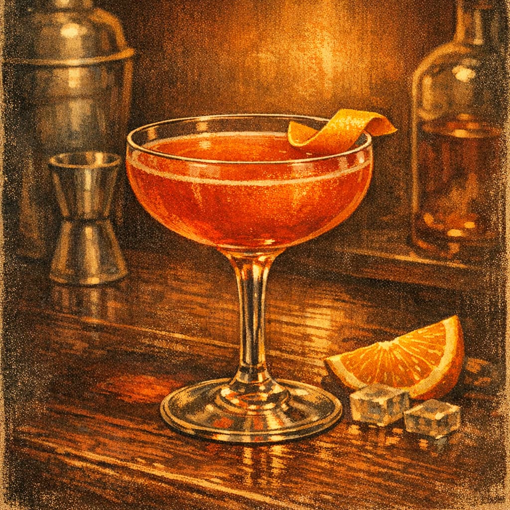 Illustrative Paper Plane cocktail.