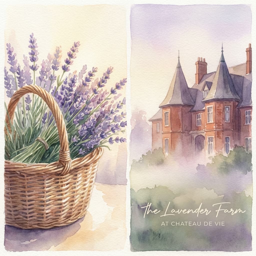 Coffee and vibrant farmers market produce.